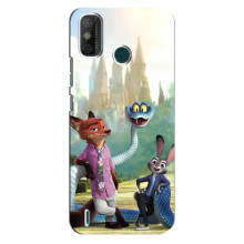 Чохол Зоотрополіс на TECNO Spark GO (2020) – Нік Джуді і змія