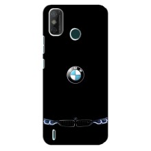 Силіконовий бампер з картинкою машини на TECNO Spark GO (2020) (Чорний BMW)