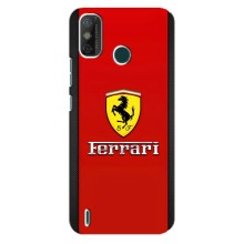 Силіконовий бампер з картинкою машини на TECNO Spark GO (2020) (Ferrari Logo)