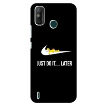 Силиконовый Чехол на TECNO Spark GO (2020) с картинкой Nike (Later)