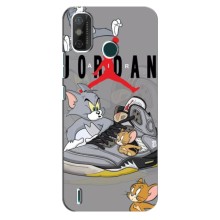 Силиконовый Чехол Nike Air Jordan на Техно Спарк ГО (2020) (Air Jordan)