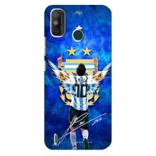 Чехлы для TECNO Spark GO (2021) (Leo чемпион) (AlphaPrint) (Месси сборная)