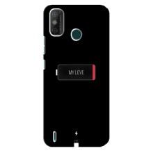 Чехлы для любимой на Техно Спарк ГО (2021) (VPrint) (Love battery)