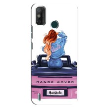 Чехол с печатью для TECNO Spark GO (2021) - (Мода) (AlphaPrint) (На машине)