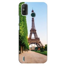 Чехол Эйфелева Башня для TECNO Spark GO (2021) - (AlphaPrint) (Дорога в Париж)