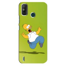 Чехол с Симпсонами для TECNO Spark GO (2021) (VPrint) (Гомер Симпсон)