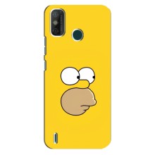 Чехол с Симпсонами для TECNO Spark GO (2021) (VPrint) (Гомер)