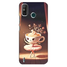 Чехол с мемом Тралалело тралала на TECNO Spark GO (2021) (Балерина капучина)