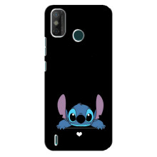 Чохол з принтом Стіч на TECNO Spark GO (2021) (Стіч на чорному)