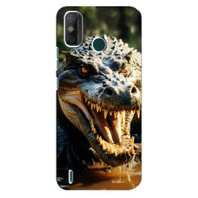 Чохол з картинкою 'Хижаки' для TECNO Spark GO (2021) – Крокодил
