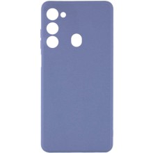 Силиконовый чехол Candy Full Camera для Tecno Spark Go 2022 (KG5m) / Spark 8C – Голубой