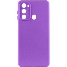 Чехол Silicone Cover Lakshmi Full Camera (A) для Tecno Spark Go 2022 (KG5m) – Фиолетовый