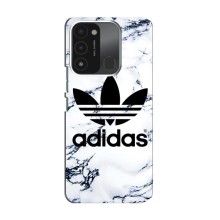 Чехлы Адидас для TECNO Spark GO (2022) (AlphaPrint) (Адидас на мраморе)