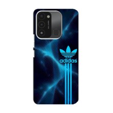 Чехлы Адидас для TECNO Spark GO (2022) (AlphaPrint) (Синий Адидас)