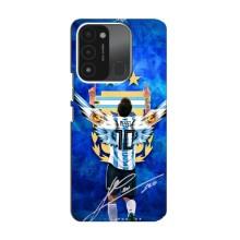 Чехлы для TECNO Spark GO (2022) (Leo чемпион) (AlphaPrint) (Месси сборная)
