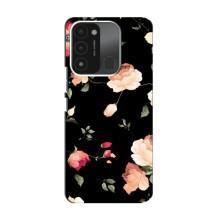 Чехлы с Цветами для TECNO Spark GO (2022) (VPrint) (Розочки)