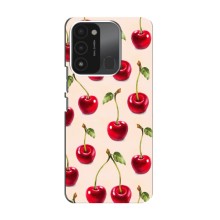 Чехлы с Фруктами для TECNO Spark GO (2022) (VPrint) (Вишня)