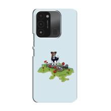 Чехлы с картинкой собаки Патрон для TECNO Spark GO (2022) (AlphaPrint) (Сапер Пес)