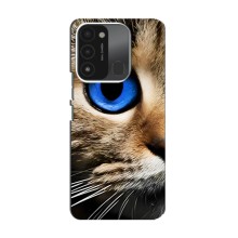 Чехлы с Котиками для TECNO Spark GO (2022) (VPrint) (Глаз кота)