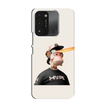 Чехлы с Обезьянами NFT для TECNO Spark GO (2022) (AlphaPrint) (обезьяна NFT в очках)