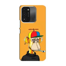 Чехлы с Обезьянами NFT для TECNO Spark GO (2022) (AlphaPrint) (Скучающая Обезьяна NFT)