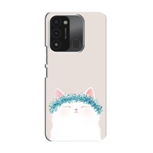 Чехол на тематику: Коты для TECNO Spark GO (2022) – Белый котик