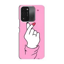 Чохол з принтом для TECNO Spark GO (2022) (AlphaPrint - Знак сердечка)