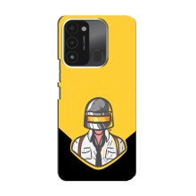 Чехол PUBG для Техно Спарк ГО (2022) (AlphaPrint) (Пабг в шлеме)