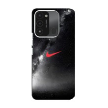 Чехол для TECNO Spark GO (2022) - с принтом Найк (AlphaPrint) (Найк красный)