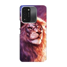 Чехол со Львом для TECNO Spark GO (2022) (VPrint) (Красочный Лев)