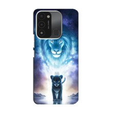 Чехол со Львом для TECNO Spark GO (2022) (VPrint) (Маленький лев)