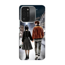 Чехол с дизайном Венздей 2 на TECNO Spark GO (2022) – Уэнсдей и Тайлер