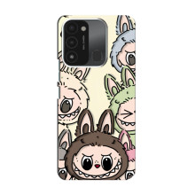 Чохол з Лабубу на TECNO Spark GO (2022) – Колаж Лабубу