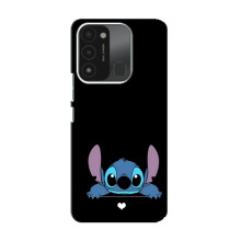 Чохол з принтом Стіч на TECNO Spark GO (2022) (Стіч на чорному)