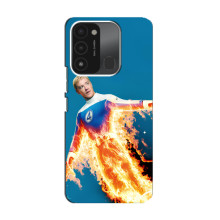 Чехол с принтом Фантастическая четверка для TECNO Spark GO (2022) – Человек-Факел