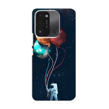 Космические Чехлы для Техно Спарк ГО (2022) (VPrint) (Планеты шарики)