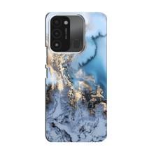 Мраморный чехол на TECNO Spark GO (2022) (VPrint) (Нежный мрамор)