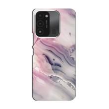 Мраморный чехол на TECNO Spark GO (2022) (VPrint) (Пурпурный Мрамор)