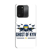 Защитные чехлы (Призрак Киева) для TECNO Spark GO (2022) (AlphaPrint) (GHOST of Kyiv)