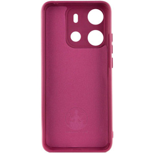 Чехол Silicone Cover Lakshmi Full Camera (A) для Tecno Spark Go 2023 (Бордовый)