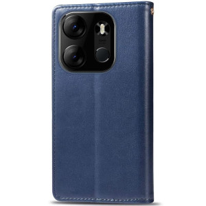 Кожаный чехол-книжка GETMAN Gallant (PU) для Tecno Spark Go 2023 – Синий