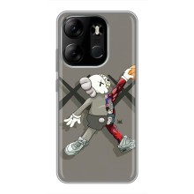 Чехлы для Tecno Spark Go 2023 (BF7) - Bearbrick Louis Vuitton (PREMIUMPrint) (Беарбрик Джордан)