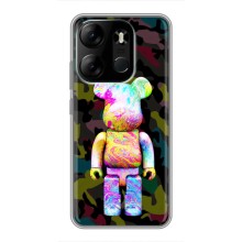 Чехлы для Tecno Spark Go 2023 (BF7) - Bearbrick Louis Vuitton (PREMIUMPrint) (Яркий Bearbrick)