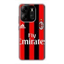 Чехлы для Tecno Spark Go 2023 (BF7) (VPrint) - Футбольные клубы (Milan)