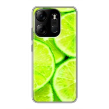 Чехлы с Фруктами для Tecno Spark Go 2023 (BF7) (VPrint) (Лайм)