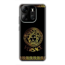 Чехлы VERSACE для Техно Спарк Го 2023 (PREMIUMPrint) (Logo Versace)