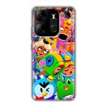 Чехол для Tecno Spark Go 2023 (BF7) Бравл Старс (VPrint)