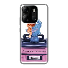 Чехол с печатью для Tecno Spark Go 2023 (BF7) - (Мода) (AlphaPrint) (На машине)