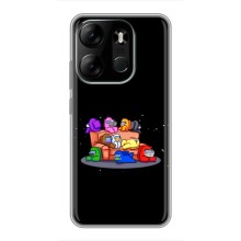 Чехол Амонг Ас для Tecno Spark Go 2023 (BF7) (AlphaPrint) (Амонг-ас)