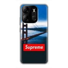 Чеохол для Tecno Spark Go 2023 (BF7) з картинкою Supreme (AlphaPrint)